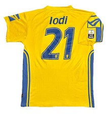 MAGLIA CALCIO FROSINONE LODI MATCH WORN INDOSSATA SERIE B 2010/11 LEGEA SHIRT