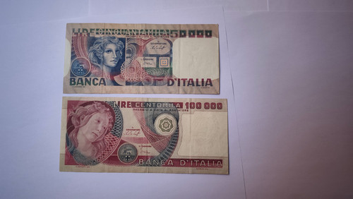 Lotto banconote 000 - lotto, 50.000