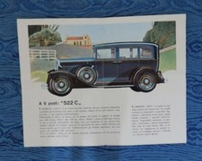 Locandina Fiat 522 il nuovo