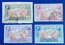 Francobolli Regno 1923 Serie Propaganda Fide usati 131-134