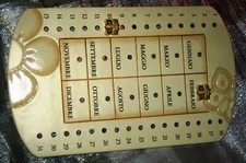  THUN BELLISSIMO CALENDARIO PERPETUO CON FARFALLE