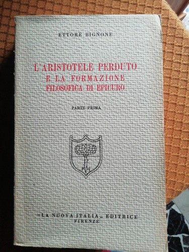 Aristotele perduto la - l'aristotele,
