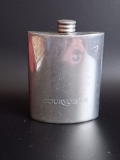 COURVOISIER Hip Flask British