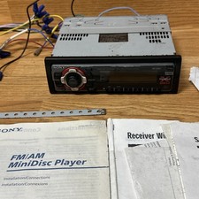 Sony Mini Lettore Disk MDX-C6500X Ricevitore Autoradio MD/CD Changer RARO NON TESTATO