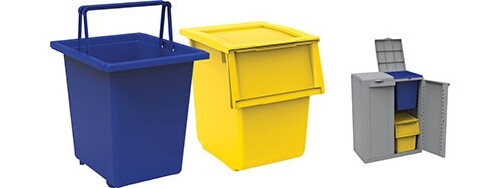 Bidone immondizia ecobin - ecobin, 25