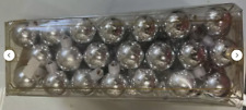 STOCK CON QUASI 50 PALLINE DI NATALE COLORE ARGENTO