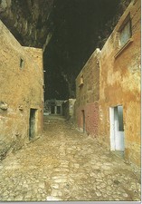 CARTOLINA SICILIA SICILY POSTCARD CUSTONACI GROTTA PREISTORICA DI SCURATI