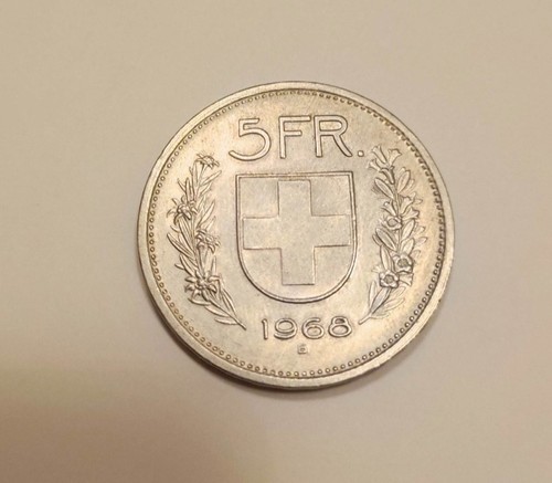 Moneta franchi svizzera - moneta, 5