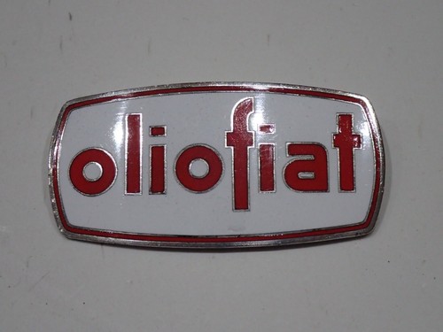 Olio fiat spilla - fiat, smaltata