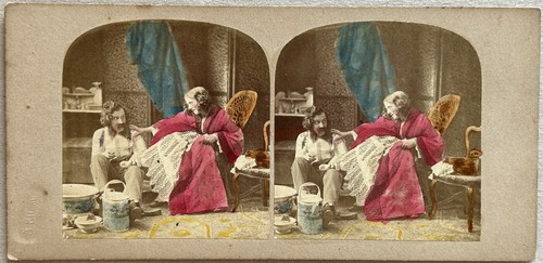 Scena genere coppia c1870 foto - coppia,