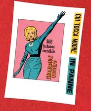 I FANTASTICI QUATTRO N.1 CORNO 1^ ED. (LATO A) DEL 06/04/1971 ADESIVO ANASTATICO