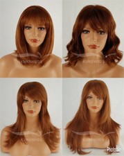 Parrucca ginger donne lunghe - ginger,