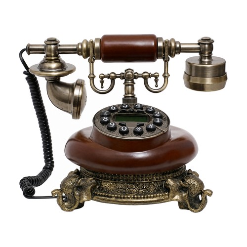 Telefono fisso retrò con - fisso,