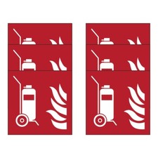 KIT DA 6 ADESIVI QUADRATI -