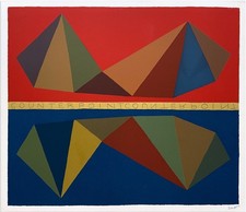 Sol LEWITT: Counterpoint, 1986, Serigrafia,arte moderna, design,grafica d'arte