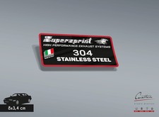 ADESIVO SUPERSPRINT 304 STAINLESS STEEL per MARMITTE SPORTIVE