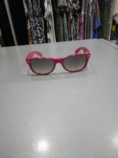 Ray-ban Rb2132 New Wayfarer Rosso Fragola Fucsia Tg52 Ottime Condizioni W723