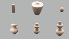 PIEDI PIEDINI GAMBE LEGNO PER LETTO  POLTRONA DIVANO MOBILI COMODINO