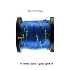 PALANGARO  PALAMITO FILO 1.00mm  BLUE LUNGHEZZA 500mt. 100 GIRELLE DISTANZA 5 mt