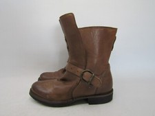 Stivali donna Fiorentini + Baker misura 36 euro pelle marrone fibbia 7,5" asta