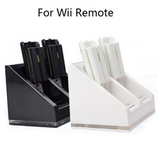 Docking station doppio caricatore + batteria ricaricabile 2 pezzi per telecomando Wii