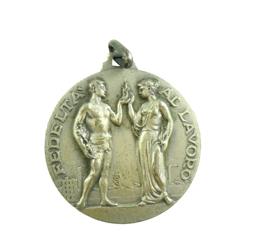 Medaglia argento oleificio - medaglia,