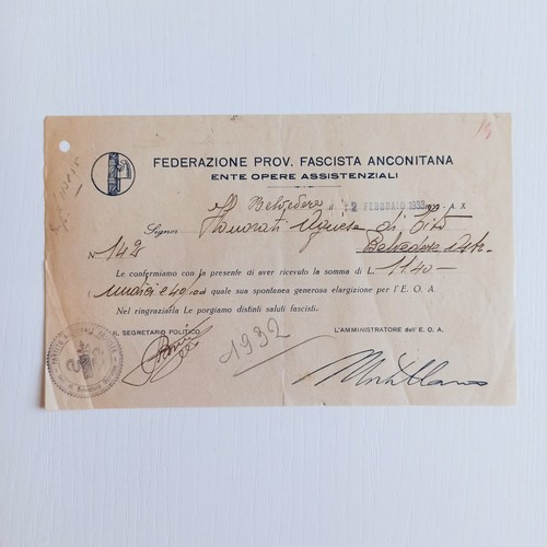 1933 a federazione - o.,