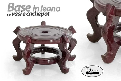 Base supporto legno rialzo - base,