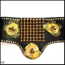 gothic punk belt women studs