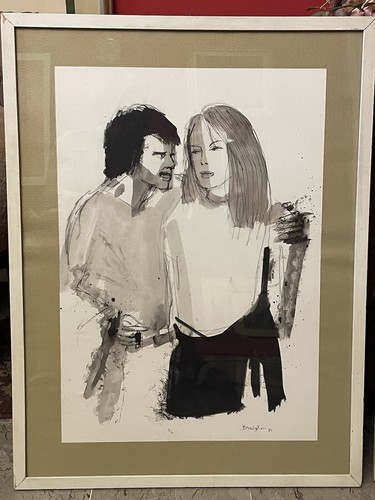 Quadro uomo donna nildo - uomo,