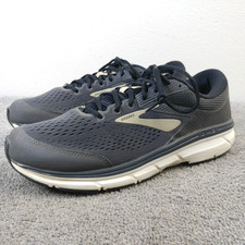 Scarpe da corsa Brooks Dyad 10 uomo taglia 12,5 sneakers basse grigie 1102861D082