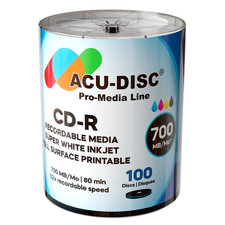 100 CD-R a getto d'inchiostro