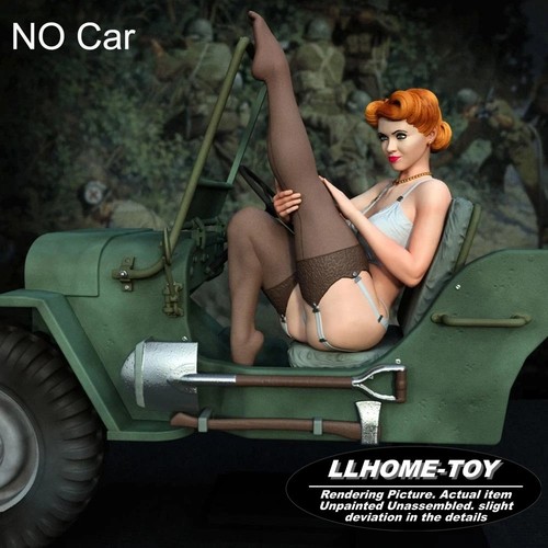 Modellino army girl car - modellino, no