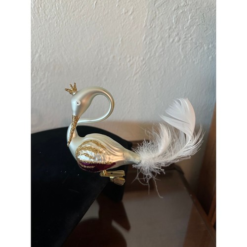 Vintage ceco uccellino cigno