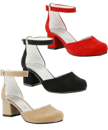 Scarpe bambina tacco blocco - scarpe,