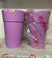 kloris arredamento vaso fioriera da interno/ esterno in termoplastica viola