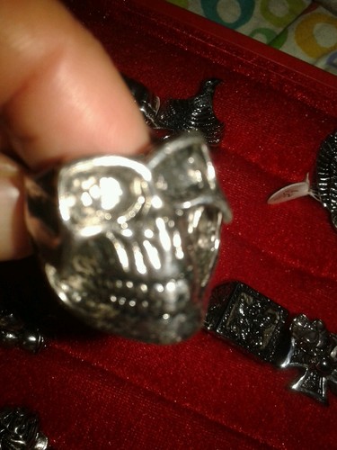 Anello teschio acquila - teschio, misura