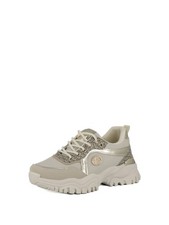 Sneakers stringate donna beige