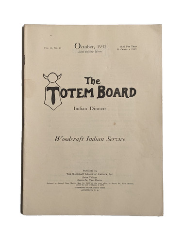 Vtg 1932 the totem - the, board