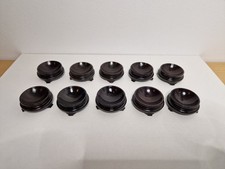 10 supporti in legno per uova grandi. Scolpito a mano