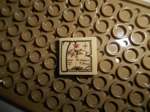 Lego tile 2x2 con mappa - lego,