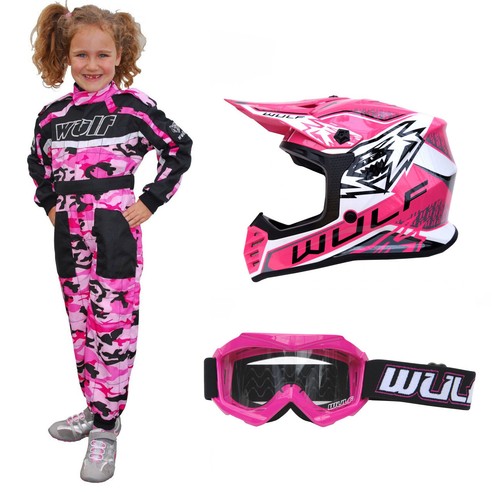 Set mimetico rosa maschera