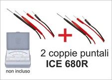 2 coppie puntali per tester
