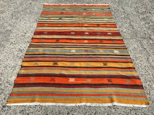 Tappeto vintage turco - , ricamato