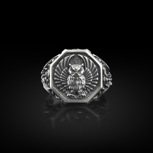 Anello uomo argento - anello,