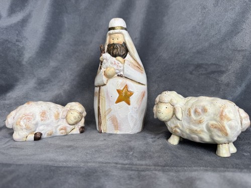 Statuine vintage pastore con - , 2