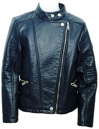 Giacca moto bambina - , blu