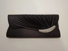 Pochette Donna Borsello Nero Elegante Strass