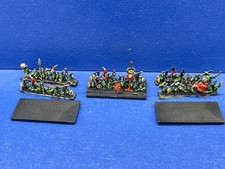 RARO! 3 basi / stand goblin notturni / goblin notturni per Warmaster 2