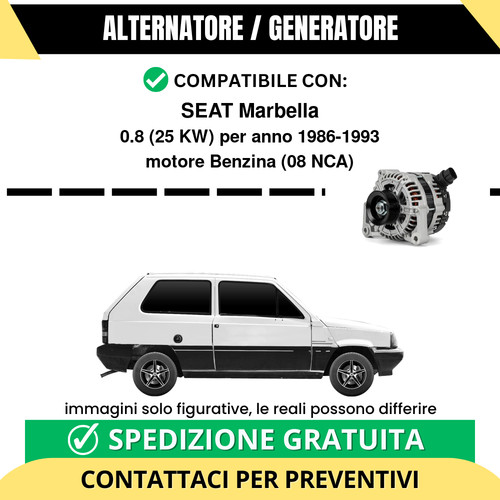 Alternatore seat marbella - seat, 0.8